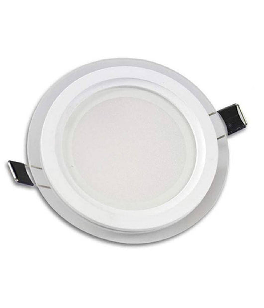 Pannello Led Slim Incasso Bordo Vetro Tondo 12 W Luce 6500k 3000k 4000k P-125et         