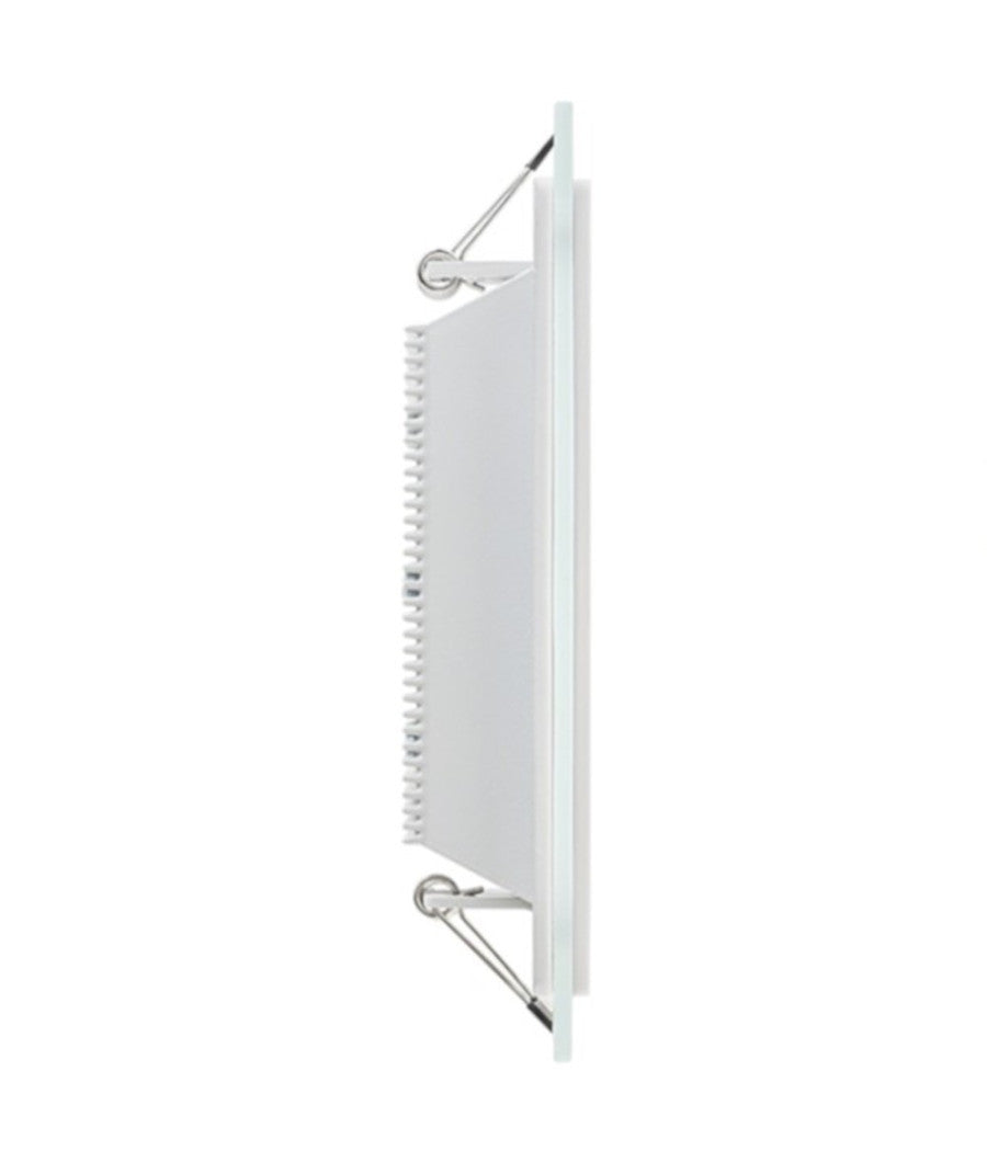 Pannello Led Slim Quadrato Incasso 24w Cornice Vetro Cct 3000k 4000k 6500k P205e-q3c         