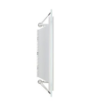 Pannello Led Slim Quadrato Incasso 24w Cornice Vetro Cct 3000k 4000k 6500k P205e-q3c         