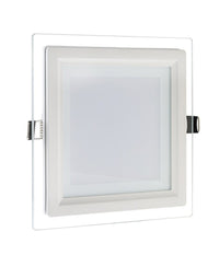 Pannello Led Slim Quadrato Incasso Cornice Vetro 12w Cct 3000k 4000k 6500k P125e-q3c         