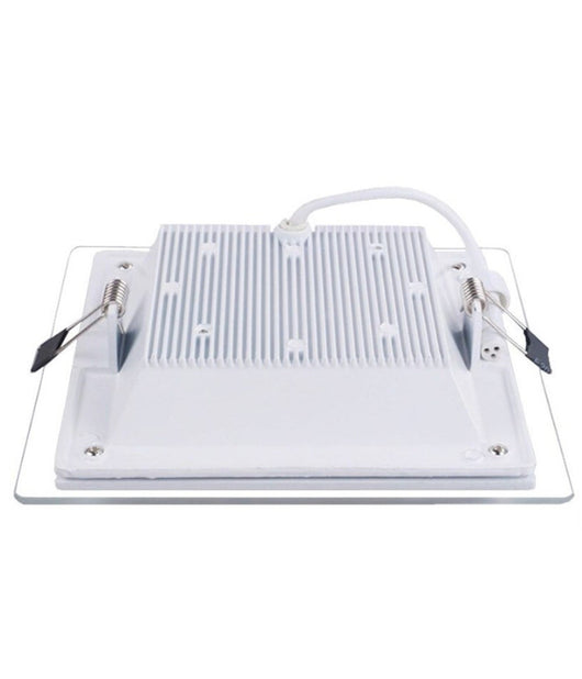Pannello Led Slim Quadrato Incasso Cornice Vetro 18w Cct 3000k 6500k 4000k P165e-q3c         