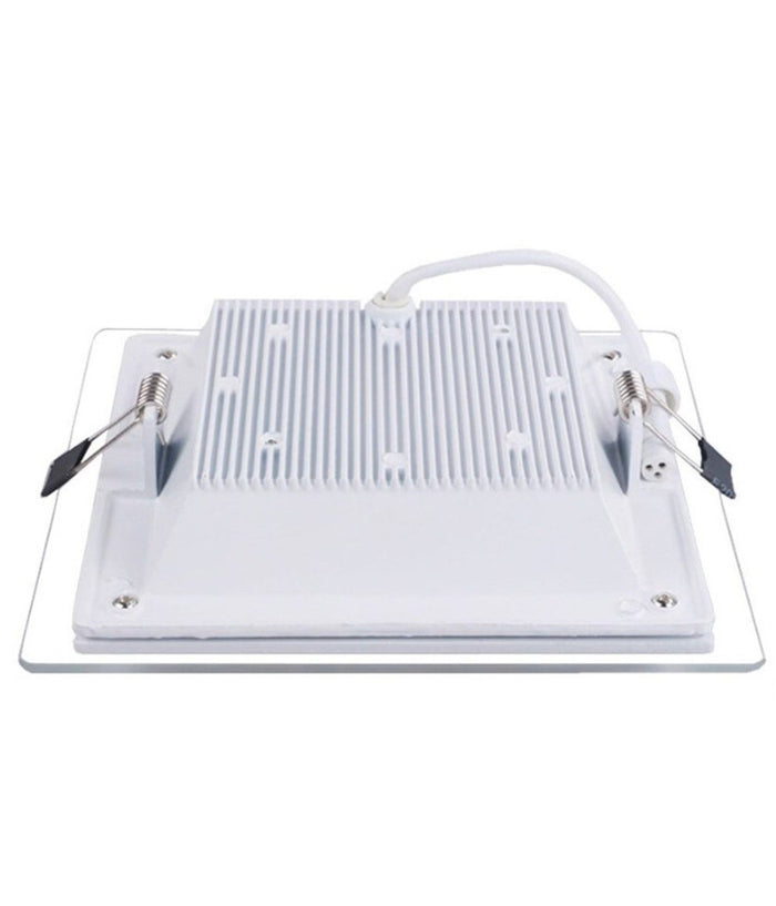Pannello Led Slim Quadrato Incasso Cornice Vetro 18w Cct 3000k 6500k 4000k P165e-q3c         