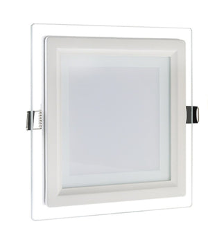 Pannello Led Slim Quadrato Incasso Cornice Vetro 18w Cct 3000k 6500k 4000k P165e-q3c         