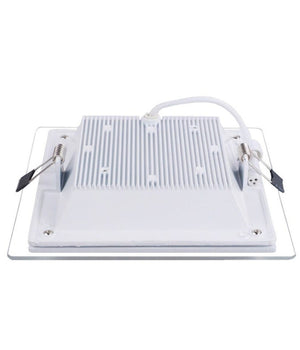 Pannello Led Slim Quadrato Incasso Cornice Vetro 18w Cct 3000k 6500k 4000k P165e-q3c         