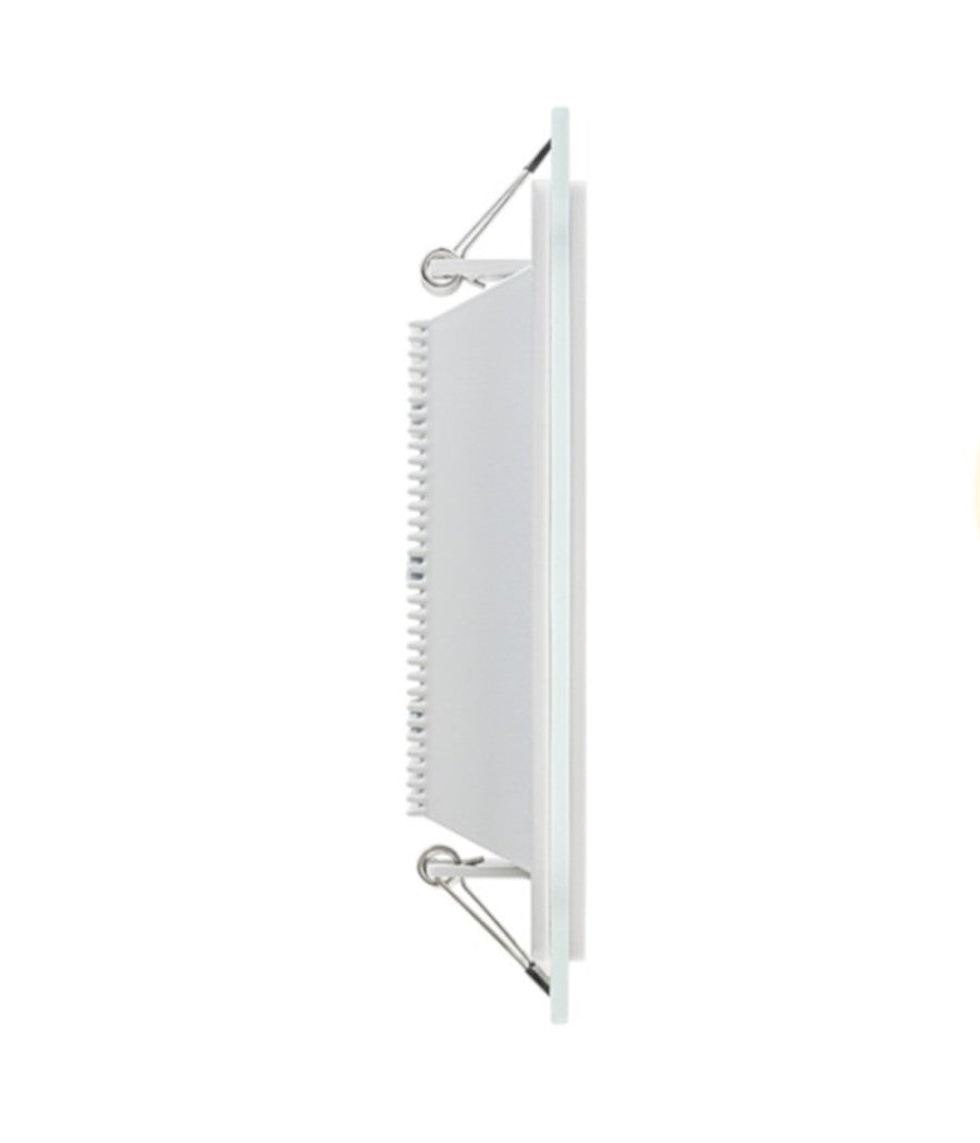 Pannello Led Slim Quadrato Incasso Cornice Vetro 18w Cct 3000k 6500k 4000k P165e-q3c         