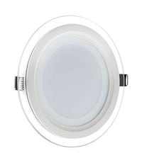 Pannello Led Slim Tondo Incasso Cornice Vetro 24w Cct 4000k 3000k 6500k P205e-t3c         