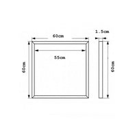 Pannello Led Telaio Luminoso Cornice 60x60 Cm 48 W 5700lm Lampadario Sospensione Tot  -bianco Naturale      -