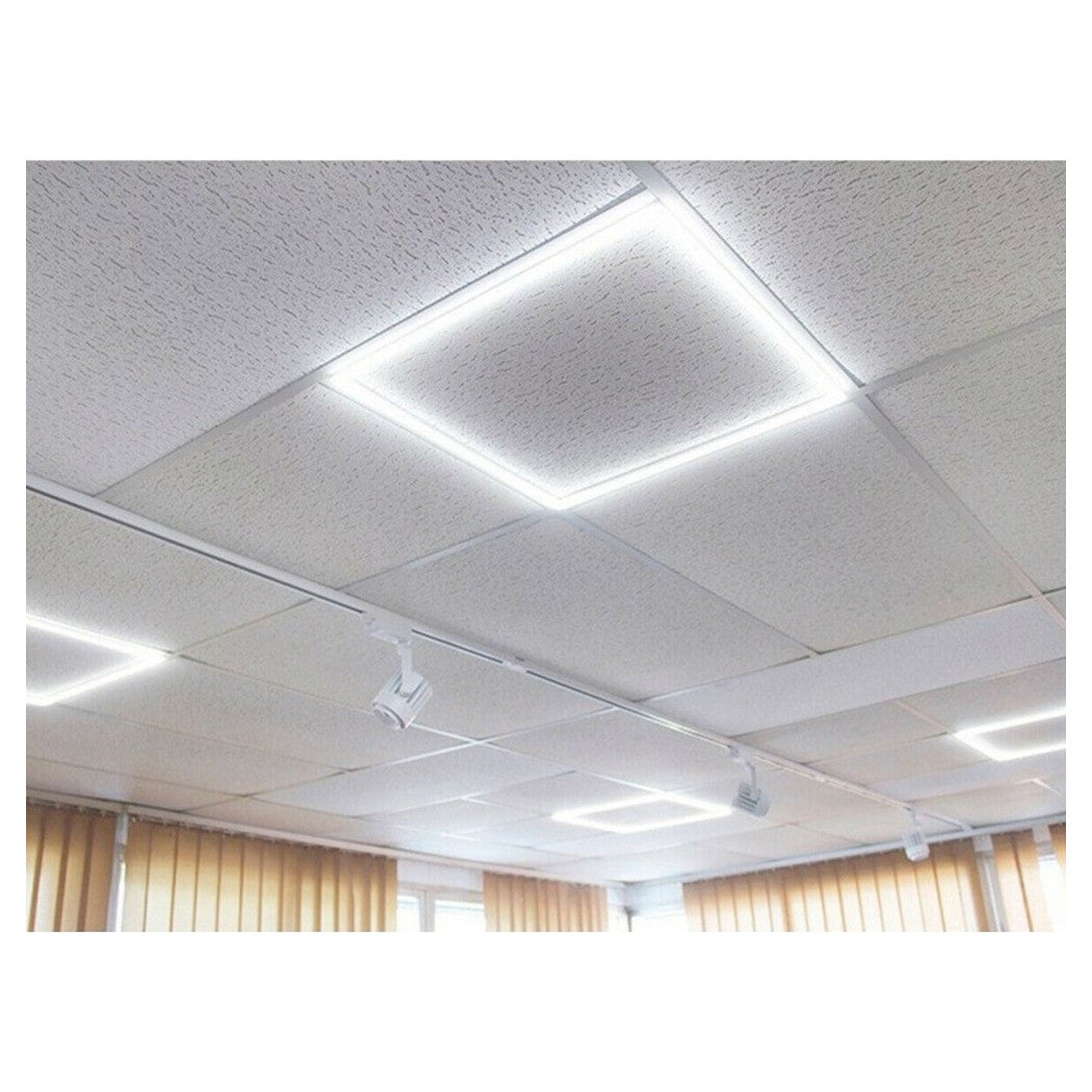 Pannello Led Telaio Luminoso Cornice 60x60 Cm 48 W 5700lm Lampadario Sospensione Tot  -bianco Freddo      -