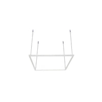 Pannello Led Telaio Luminoso Cornice 60x60 Cm 48 W 5700lm Lampadario Sospensione Tot  -bianco Caldo      -