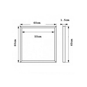 Pannello Led Telaio Luminoso Cornice 60x60 Cm 48 W 5700lm Lampadario Sospensione Tot         