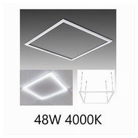 Pannello Led Telaio Luminoso Cornice 60x60 Cm 48 W 5700lm Lampadario Sospensione Tot         