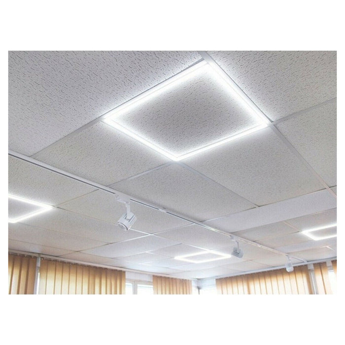 Pannello Led Telaio Luminoso Cornice 60x60 Cm 48 W 5700lm Lampadario Sospensione Tot  -bianco Naturale      -