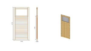 Pannello per pergolato 1,01x2,17m - ALT15 - ALTANKA