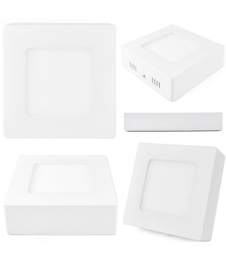 Pannello Plafoniera Faretto Faro Tondo A Led 6-12-18-24 Watt Freddo Caldo         