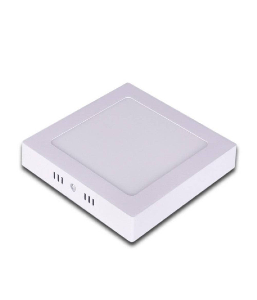 Pannello Plafoniera Led 12 W Quadrato Luce Bianco Caldo Freddo Naturale P17  -bianco Caldo      -