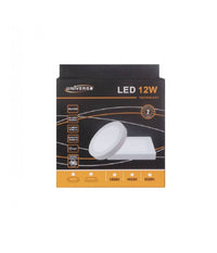 Pannello Plafoniera Led 12w Tondo Pvc Luce Bianco Caldo Freddo Naturale P170b         