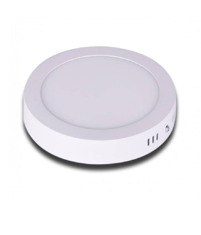 Pannello Plafoniera Led 12w Tondo Pvc Luce Bianco Caldo Freddo Naturale P170b  -bianco Naturale      -