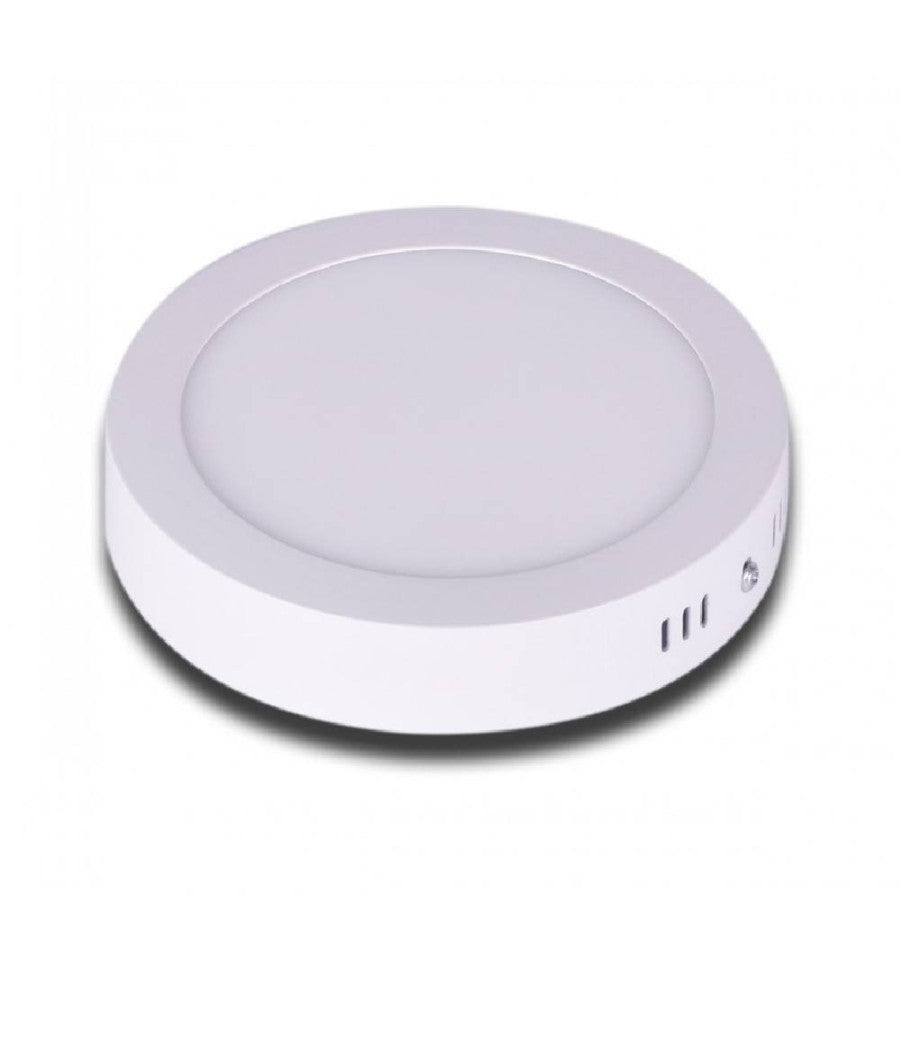 Pannello Plafoniera Led 12w Tondo Pvc Luce Bianco Caldo Freddo Naturale P170b  -bianco Naturale      -