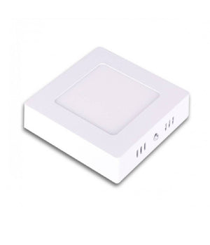 Pannello Plafoniera Led 6w Quadrato Pvc Luce Bianco Caldo Freddo Naturale P120         