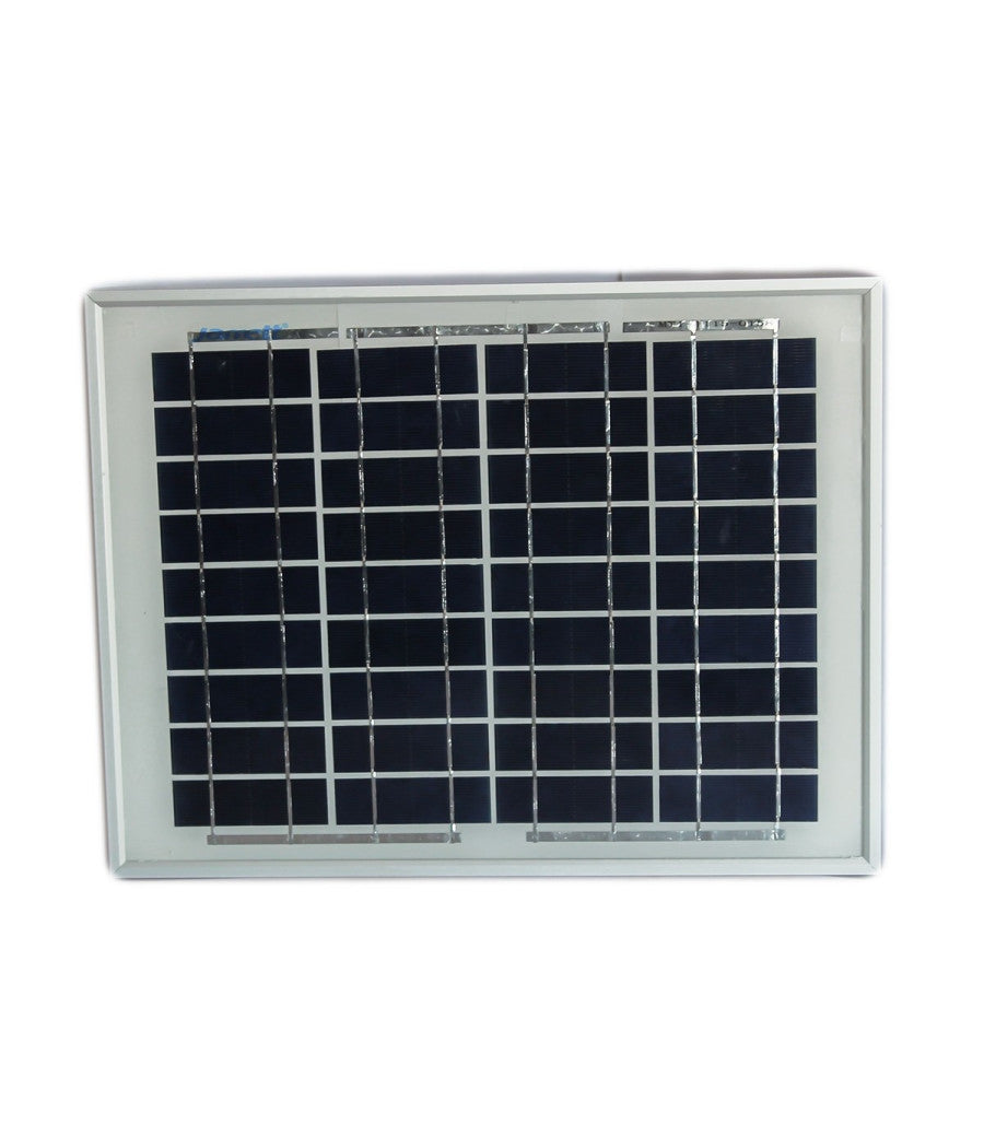 Pannello Solare Modulo Fotovoltaico 20w 20watt 12v Celle Silicio Pinze Batteria         