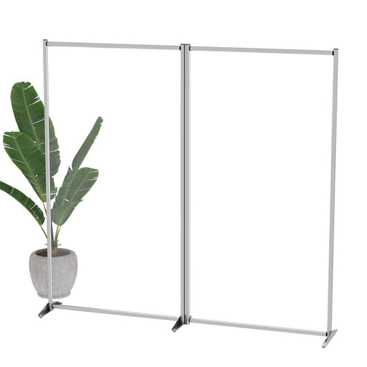 Pannello divisorio doppio in plexiglass per Aziende Uffici Studi Medici