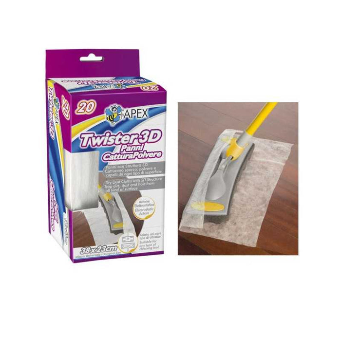 Panni Spazzolone Twister Lavanda pz.20 10179 Apex