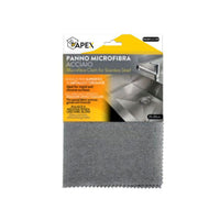 Panno Microfibra Acciaio Cm 35X30 15096 Apex
