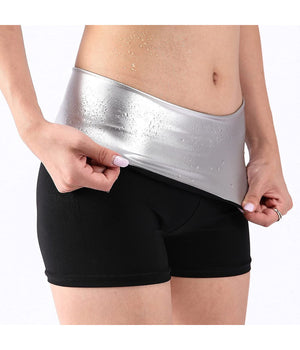 Trade Shop - Pantaloncino Dimagrante Snellente Donna Panciera Rassodante Brucia Grassi -    Xl