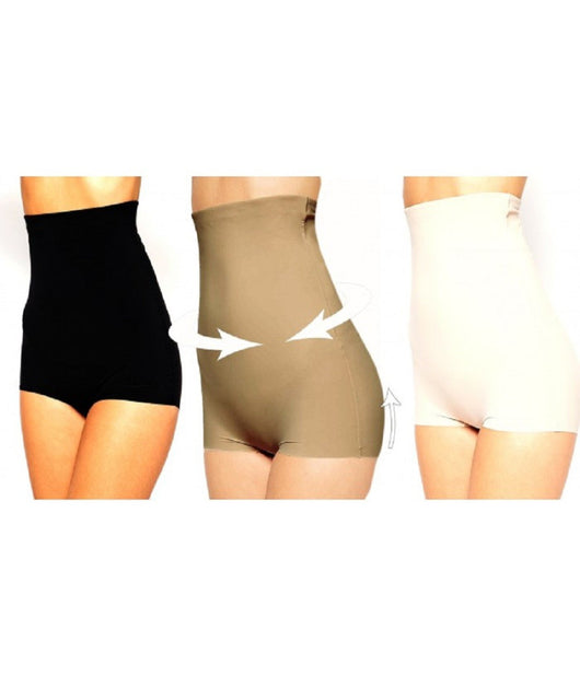 Pantaloncino Guaina Contenitiva Vita Alta Snellente Modellante Push Up         