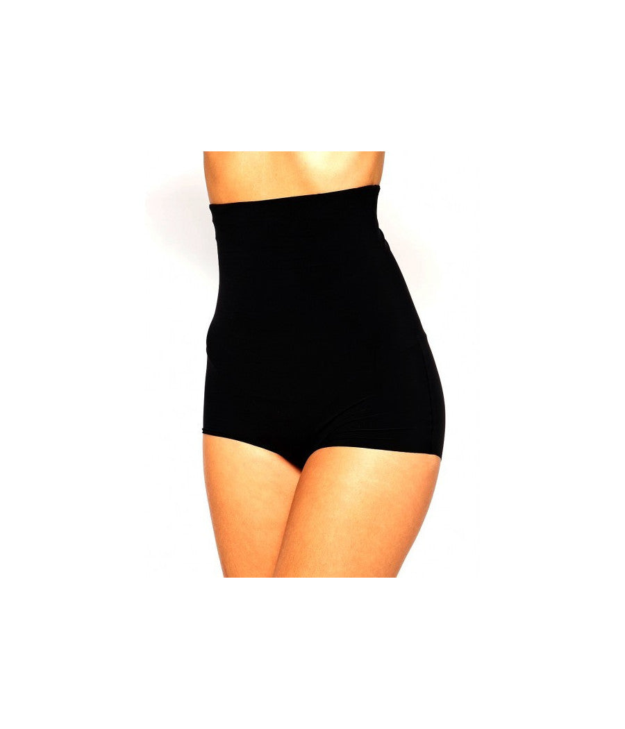 Pantaloncino Guaina Contenitiva Vita Alta Snellente Modellante Push Up  Nero   Xl    