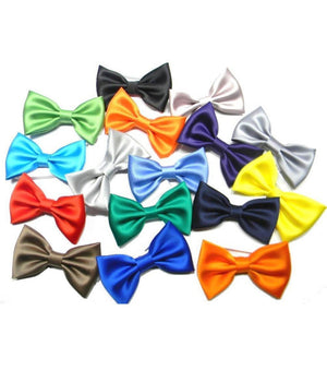 Papillon Cravattino Bambino Seta Raso Bimbo Farfalla Per Cerimonie Vari Colori         