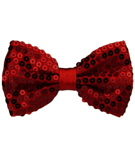 Papillon Paillettes Bordeaux Paillette Raso Cravattino Farfallino Cravatta         