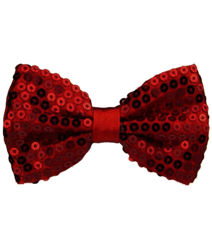 Papillon Paillettes Bordeaux Paillette Raso Cravattino Farfallino Cravatta         