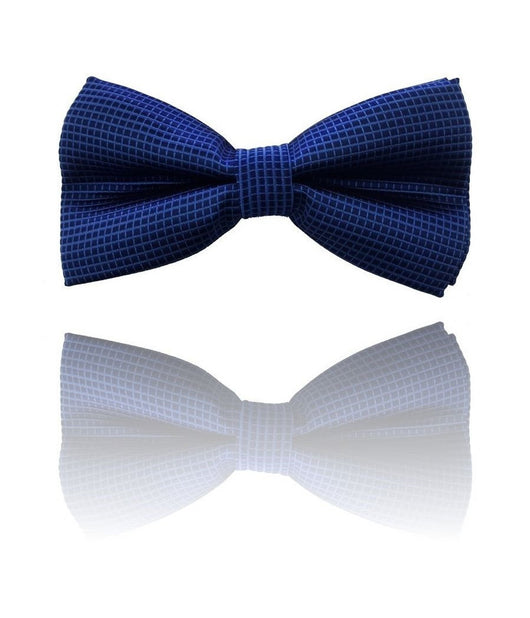 Papillon Quadri Blu Cravattino Farfallino Cravatta Frack Papion         