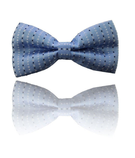 Papillon Rombi Azzurri Quadri Cravattino Farfallino Cravatta Frack Papion         