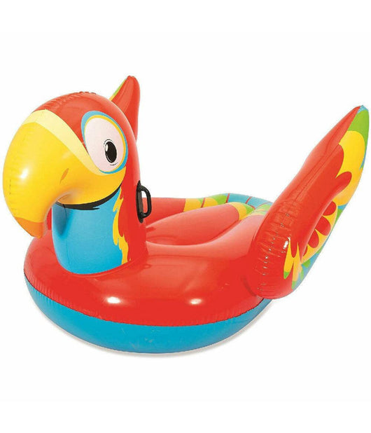 Pappagallo Fashion Cavalcabile Gigante 230 X 180 Cm Gonfiabile Multicolore         