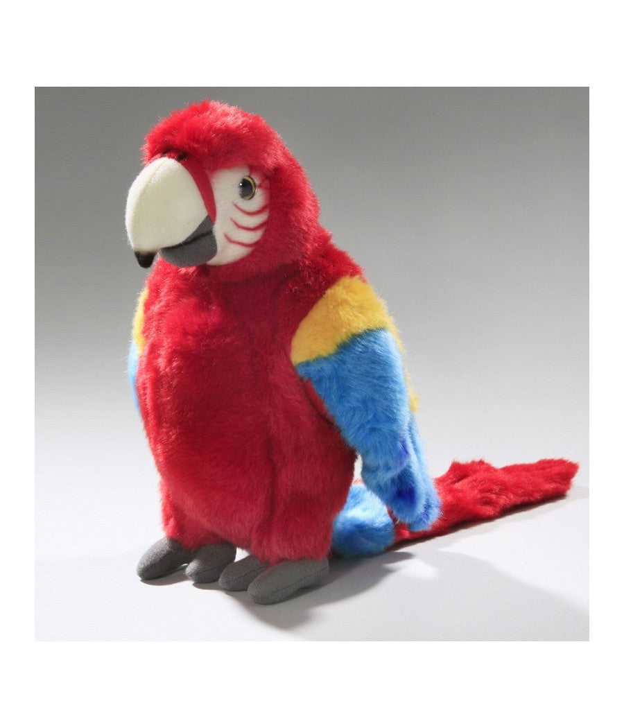 Pappagallo Giocattolo Parlante Pupazzo Peluche Ripete Le Parole E Batte Le Ali         