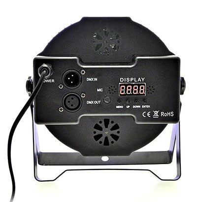 PAR 36 LED X 1W Faro RGB  DMX Strobo FLASH Wash Programmabile - Tech-It