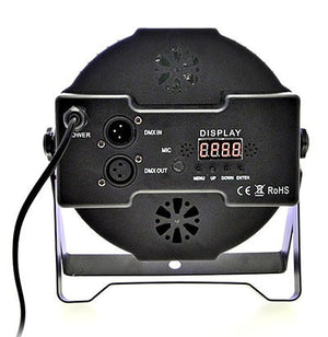 PAR 36 LED X 1W Faro RGB  DMX Strobo FLASH Wash Programmabile - Tech-It