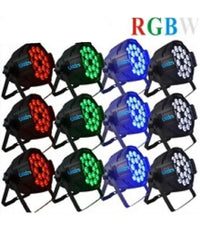 Par Led 18x10w Rgbw 4in1 Full Color Alta Qualità  Estremamente Luminosi         