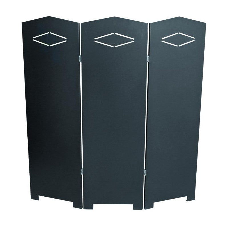 Paracalore a tre Ante Nero Antracite H.cm. 115