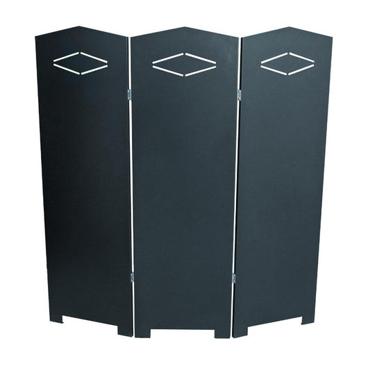 Paracalore a tre Ante Nero Antracite H.cm. 95