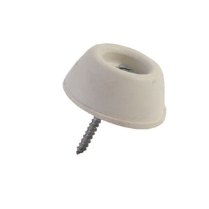 Paracolpi Gomma Bianca Mm 25 Vite Pz 30