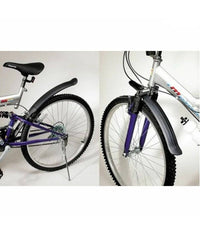 Parafango Per Bici Bicicletta Set 2 Pezzi Paraspruzzi Mtb Anteriore E Posteriore         