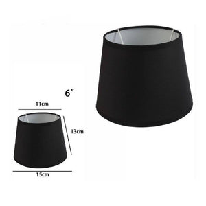 Paralume Conico Cilindro Cappello Ricambio Per Lampada E Applique In Tessuto Tnt