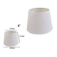 Paralume Conico Cilindro Cappello Ricambio Per Lampada E Applique In Tessuto Tnt