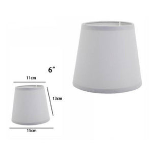 Paralume Conico Cilindro Cappello Ricambio Per Lampada E Applique In Tessuto Tnt