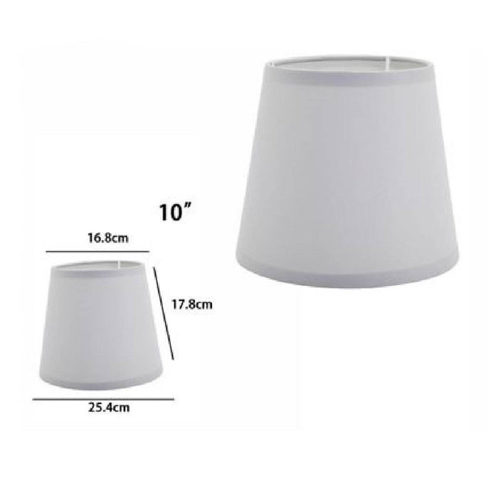 Paralume Conico Cilindro Cappello Ricambio Per Lampada E Applique In Tessuto Tnt