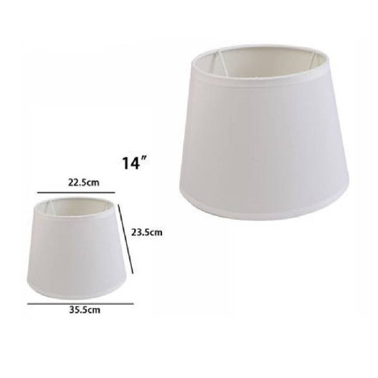 Paralume Conico Cilindro Cappello Ricambio Per Lampada E Applique In Tessuto Tnt