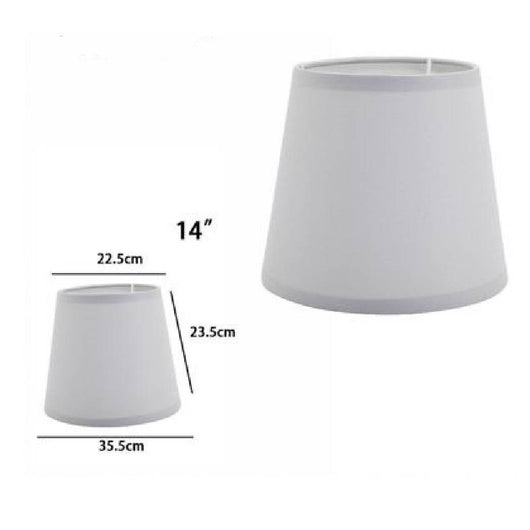 Paralume Conico Cilindro Cappello Ricambio Per Lampada E Applique In Tessuto Tnt